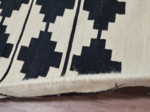 พรมขนสัตว์แบบถักมือสีฟ้าสวยทันสมัยพรมสำหรับห้องนั่งเล่นหรูหรา8x10 farsh-E dastbaaf 9x12 10x14สไตล์อธิษฐาน - Product Image 5