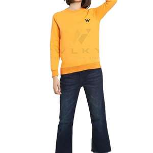 Sudaderas cortas con logotipo personalizado OEM 2023, sudadera de entrenamiento, ropa, sudaderas con capucha y sudaderas para mujer - Product Image 2