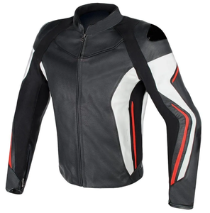 แจ็กเก็ตหนังมอเตอร์ไซค์สำหรับขี่มอเตอร์ไซค์เสื้อแจ็คเก็ตหนังวัวสำหรับแข่งมอเตอร์ไซค์กันน้ำ - Product Image 1