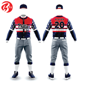 Uniforme de béisbol liso con logotipo personalizado, uniformes de béisbol de diseño personalizado de alta calidad de Benefit Enterprises - Product Image 5