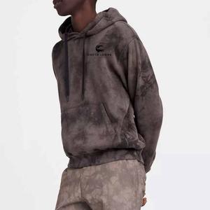 Vente en gros de sweats à capuche pour hommes, lavage à l'acide 100% coton, logo personnalisé, tissage tricoté, sweats à capuche streetwear surdimensionnés fabriqués au Pakistan - Product Image 5