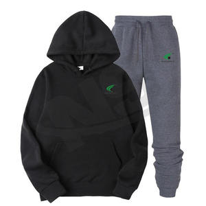 Ensemble de survêtement polaire imprimé pour homme, nouvelle couleur, élégant, deux pièces, respirant, pour le fitness et l'entraînement sportif, vente en gros - Product Image 1