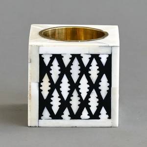 Quemadores de Incienso Cuadrados de Madera con Incrustaciones de Hueso y Nácar, Hechos a Mano, Especiales para Pascua India, Color y Tamaño Personalizables - Product Image 1
