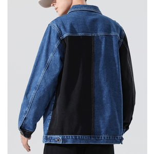 2025 nueva llegada personalizada Hip Hop elegante chaqueta vaquera para hombres mujeres único estilo Patchwork soporte al por mayor personalizado Jean - Product Image 5