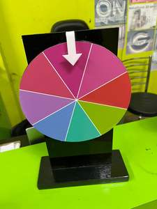 Mini Table Spin Wheel Jeu amusant pour les fêtes et les événements Parfait pour les petits espaces et le jeu interactif - Product Image 2