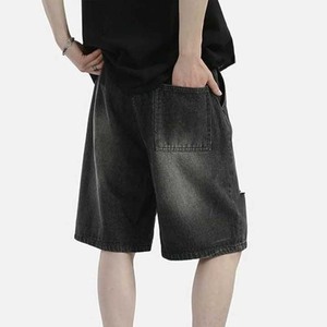 Hommes été décontracté Streetwear basket-ball entraînement unisexe français éponge coton lavé à l'acide Shorts sueur Gym Shorts pour hommes - Product Image 6