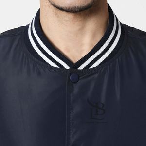 Chaqueta universitaria con cuello levantado y bordado de chenilla de lana personalizada para hombre, estilo callejero, Vintage Letterman OEM ODM, novedad de 2025 - Product Image 6