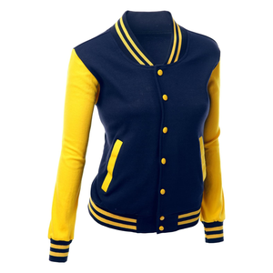 Abrigo de invierno informal con estilo para hombre, chaqueta universitaria de alta calidad, cuero de lana cálido, manga larga, diseño bordado en contraste de Color - Product Image 2