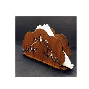 Soporte de pañuelos de madera para el hogar y la Oficina, cubierta de caja de pañuelos acrílica moderna, dispensador de pañuelos de bambú rústico para sala de estar - Product Image 4