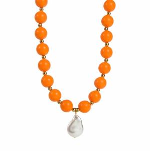 Round Acrylic Multi-color Fashion Beaded Necklaces for Women with <b>Gift</b> <b>Box</b> - Product Image 2