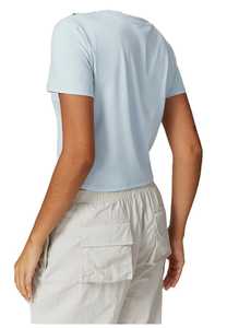 T-shirt en coton pour femme | motif uni respirant et doux surdimensionné parfait pour la superposition ou les activités quotidiennes - Product Image 5