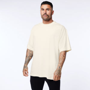 T-shirt col rond en bambou biologique écologique de haute qualité pour hommes T-shirts unis biologiques en gros - Product Image 1