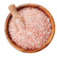 Granules et morceaux de sel gemme rose foncé de l'Himalaya naturel artisanat naturel comestible en vrac pour la cuisine