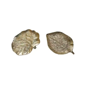 Nouveauté Plateaux en aluminium Forme de feuille Plats de service et assiettes pour plateau de fruits et légumes du retour Plateau serveur - Product Image 4