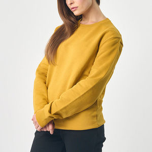 Jersey de alta calidad, sudaderas informales para mujer, recién llegado, servicio OEM de invierno, sudadera transpirable de Color en contraste para mujer - Product Image 4