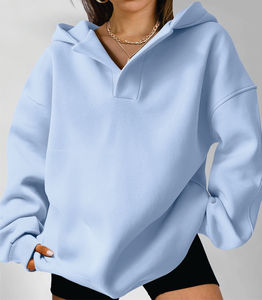 เสื้อฮู้ดและสเวตเตอร์ถักแบบลำลองของผู้หญิงคอลเลกชั่นซิปคอปกปักลายสำหรับฤดูหนาวใส่สบายทุกโอกาส ODM - Product Image 4