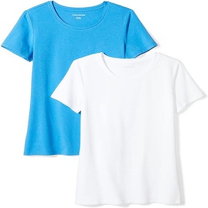 High Quality 100% Organic Cotton Oversized Casual <b>T</b>-<b>Shirts</b> for Women Private Label Knitted Solid Colour Women's OEM <b>T</b> <b>Shirts</b> - Product Image 6