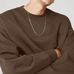 50% coton 50% Polyester pull sweat ras du cou sweat-shirt surdimensionné polaire col rond conception votre Logo Terry sweat - Product Image 6