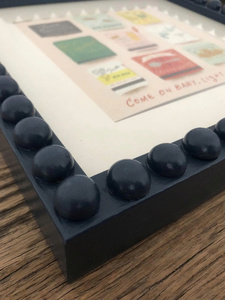 Marco de Fotos de Bobina Colorido Hecho a Mano de Estilo Vintage con Varios Tamaños, Marcos de Fotos Decorativos con Cuentas para Decoración del Hogar y Regalos - Product Image 3