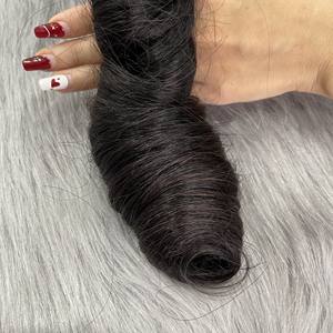 Cheveux Humains Remy Vietnamiens de Luxe de Qualité Supérieure, Doux et Soyeux, Double Trame, Style Ondulation Naturelle, Vente en Gros, Ondulation Faite à la Machine, Décolorés, 100g - Product Image 2