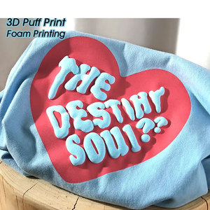 เสื้อฮู้ดสุดหรูแบบยูนิเซ็กซ์เสื้อฮู้ดกันหนาวคอตตอนพิมพ์ลายพัฟ3D ตามสั่งผู้ผลิตกำหนดได้เอง - Product Image 3