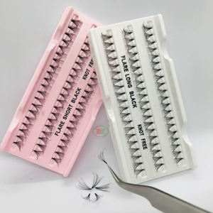 Meilleur Prix Extensions de Cils Premade Vietnam-Made Flare Lashes Clusters 10D 20D 24D Fans Bonne Qualité Sans Noeud - Product Image 3