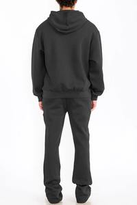 Streetwear personnalisable pour homme Survêtement à capuche uni à manches longues Survêtement évasé coupe-vent de haute qualité Taille XL - Product Image 4