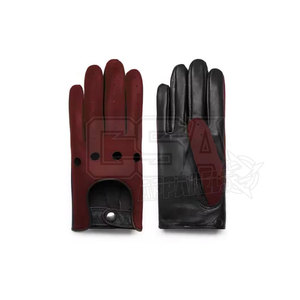 ถุงมือแต่งตัวทำจากหนังสีทึบถุงมือ2025ออกแบบได้ตามต้องการ - Product Image 1