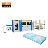 Machine à ressorts ensachés LianRou pour matelas et canapés, 180 ressorts/min, contrôlée par PLC, servo 380V 43kw LR-PS-UVS/UVD 150/160