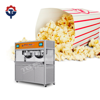 Machine de fabrication de pop-corn au caramel TG Machine à pop-corn automatique industrielle pour casse-croûte à l'huile