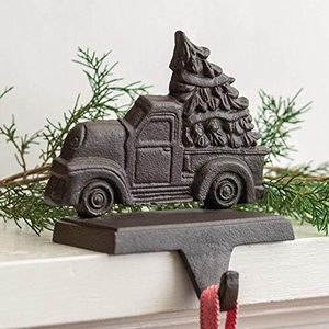 Support de bas de père noël en fonte, hauteur de 7 pouces, support de bas de père noël en fonte marron, hauteur de 7 pouces, marron - Product Image 2