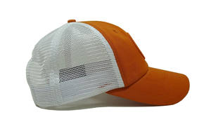 Gorra Trucker Naranja de Alta Visibilidad para Exteriores, con Logotipo Personalizado, 6 Paneles, Malla Transpirable, Estilo Urbano, Cierre a Presión - Product Image 3