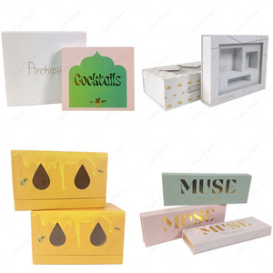 Hộp <span class=keywords><strong>300</strong></span> MOQ Thiết Kế Tùy Chỉnh Miễn Phí Hộp Bìa Cứng In Ấn Thủ Công Tùy Chỉnh Hộp Đóng Gói Quà Sôcôla Ngọt Ngào Diwali Ấn Độ - Product Image 3