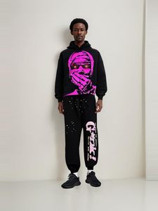 เสื้อฮู้ดแบบสวมศีรษะพิมพ์ลายสำหรับผู้ชายเสื้อสวมหัวพิมพ์ลายตัวตลกโอเวอร์ไซส์แบบลำลอง2025 - Product Image 3