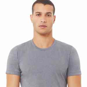 Camiseta de cuello redondo de 260gsm de algodón pesado para hombre, camiseta de calle de estilo informal ajustada de algodón 100% - Product Image 3