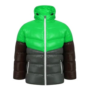 Chaqueta Acolchada de Lona con Capucha para Hombre, Estilo Urbano, de Alta Calidad, Corte Ajustado, con Cuello Alto, Ropa Casual de Invierno 2024, Superventas - Product Image 4