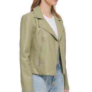 Vente en gros de vestes pour femmes vêtements de mode vestes en cuir véritable pour femmes top ventes vestes en cuir élégantes pour femmes authentiques - Product Image 2