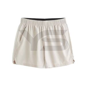 Short de sport d'été de haute qualité pour homme Tissu en maille à séchage rapide Logo brodé personnalisé Motif solide multicolore Style décontracté - Product Image 1