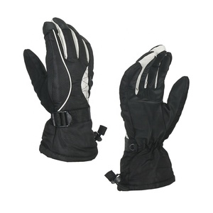 Gants de ski d'hiver pour enfants Design de dessin animé mignon mitaines en cuir chaud antidérapant coupe-vent imperméable caractéristiques pour les Sports de plein air - Product Image 1
