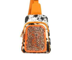 New Arrival Large Capacity Genuine Leather Bohemian <b>Tote</b> Sling <b>Bag</b> Custom Color Autumn <b>Tooling</b> Western-Style Wholesale Price - Product Image 1