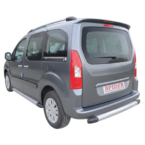Peugeot Partner Tepee 2008-2015 FRP Spoiler de toit et de coffre arrière finition mate simple couche - Product Image 1