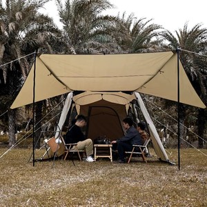 Fabricant d'équipement de <span class=keywords><strong>camping</strong></span> de plein air OEM tente à canal avec tente intérieure UV W/P Ripstop OEM tube grand tunnel tente de <span class=keywords><strong>camping</strong></span> - Product Image 5