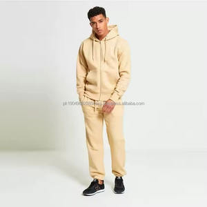 Survêtement en molleton de coton et polyester respirant imprimé sur mesure pour hommes, vêtements de sport en gros pour la saison hivernale - Product Image 3