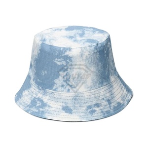 หมวกบักเก็ตผ้าฝ้ายสไตล์สตรีทแวร์หมวกชาวประมงหมวกถักลายเอง - Product Image 1