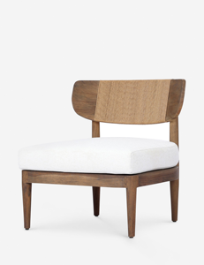 Modern Natural <b>Wood</b> <b>Dining</b> <b>Chair</b> with Unique Rope Detail and Padded Seat-Eco-Friendly Durable for Home Office & Apartment Use - Product Image 4