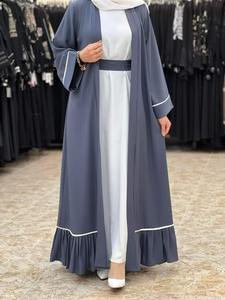 Últimos diseños Ropa musulmana tradicional Mujeres Abaya Mejor fabricante y proveedor Mujeres Abaya en tarifa al por mayor - Product Image 2