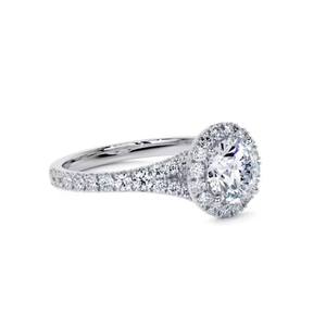 10k jaune Rose blanc or rond coupe laboratoire diamant cultivé mariage et bague de fiançailles GIA & IGI certifié cadeau parfait pour elle - Product Image 4