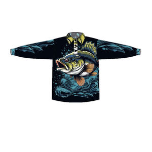 2025 camiseta de pesca de torneos personalizados de moda de manga larga de secado rápido UPF 50 + transpirable que absorbe la humedad para la pesca australiana - Product Image 3