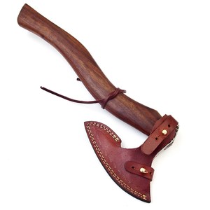 Hache de travail du bois et de camping en acier à haute teneur en carbone de qualité industrielle forgée à la main avec étui en cuir OEM personnalisé Lame de 4 pouces 800g - Product Image 6
