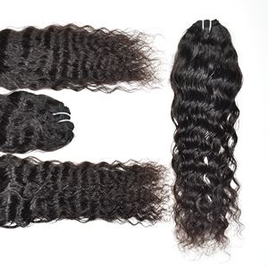 100% naturel non traité vierge brut indien cheveux ondulés vendeur faisceaux pas cher cuticule aligné couleur naturelle vietnamien cheveux humains - Product Image 6